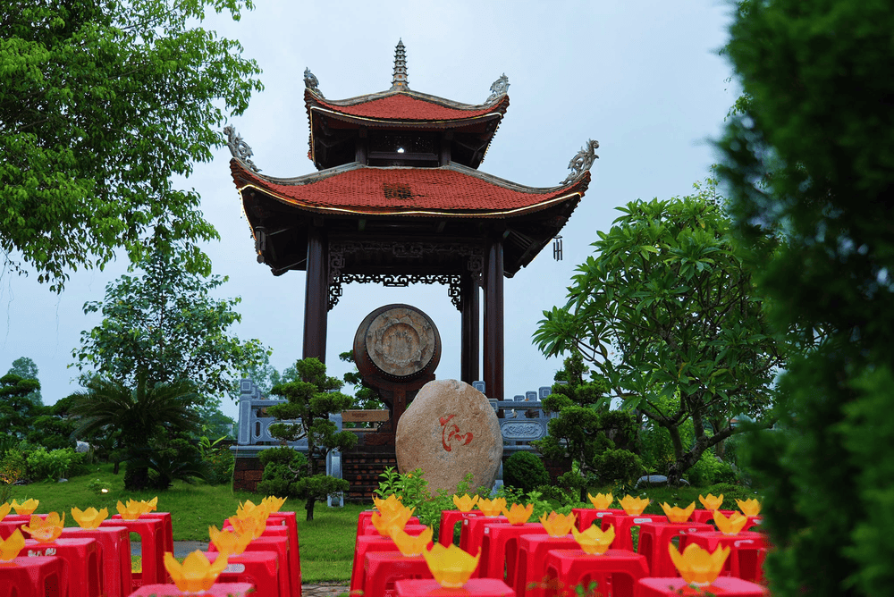 Lầu trống tại ch&ugrave;a Ninh Tảo. (Nguồn: Ch&ugrave;a Ninh Tảo)